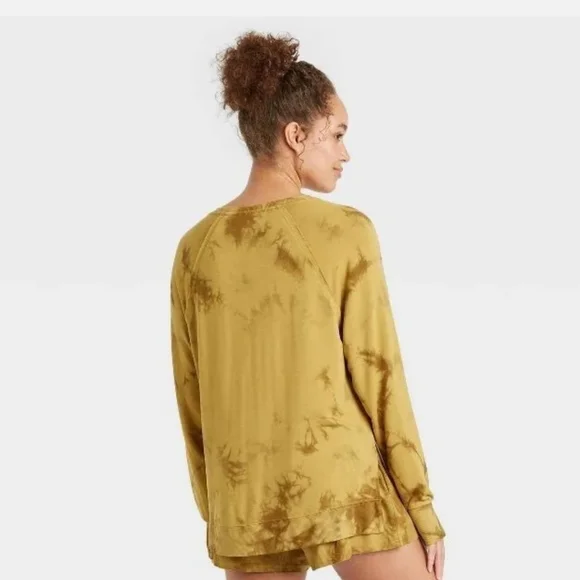 JoyLab Soft Lightweight Sweatshirt Antique Gold - Picture 2 of 5